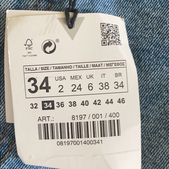 Zara Denim Shorts - Picture 4 of 5